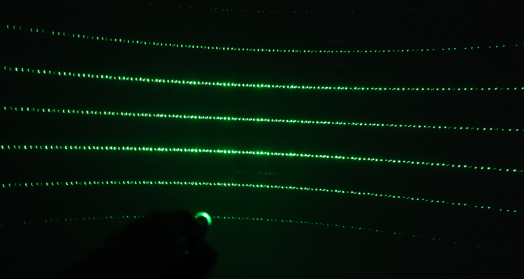 50MW Kaleidoscope GREEN LASER WITH FIVE HEADS